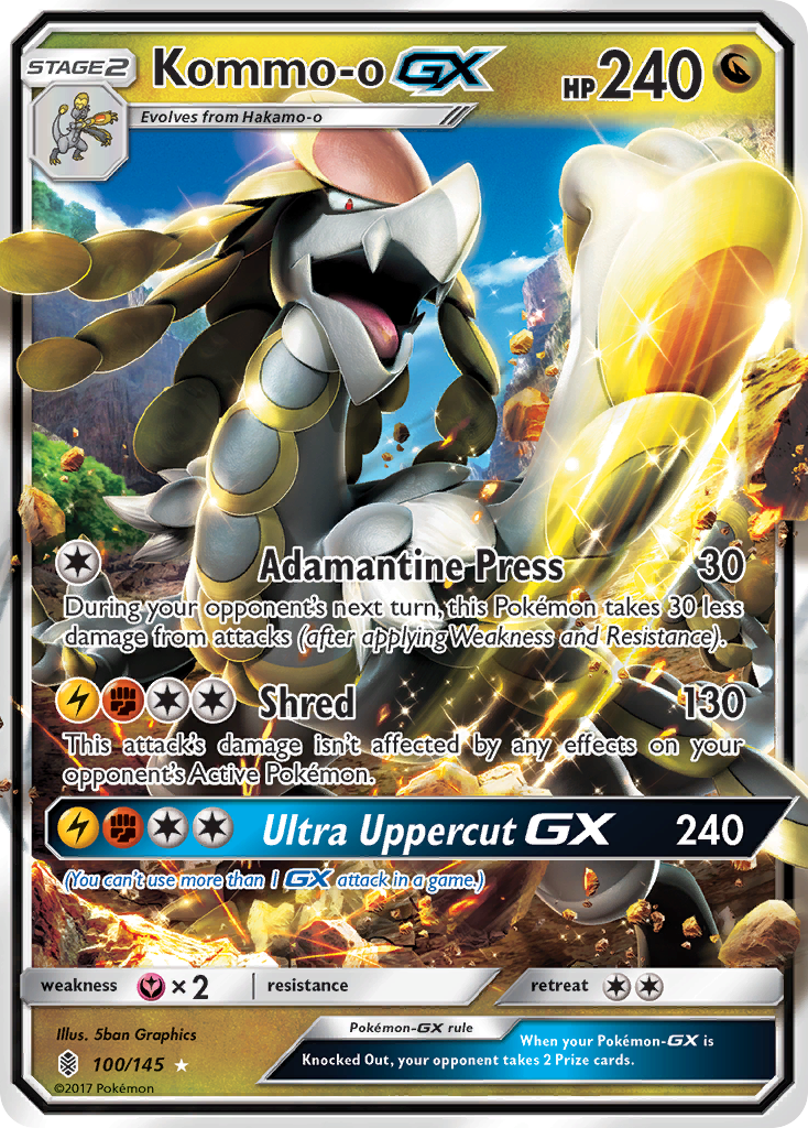 Kommo-o GX (100/145) [Sun & Moon: Guardians Rising] | Pegasus Games WI