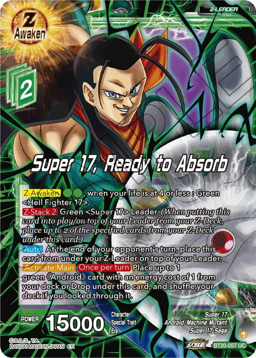 Super 17, Ready to Absorb (BT20-057) [Power Absorbed] | Pegasus Games WI