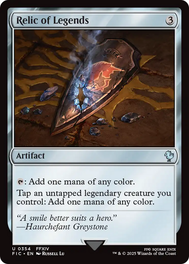 Relic of Legends [FINAL FANTASY Commander] | Pegasus Games WI