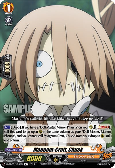 Magnum-Craft, Chuck (D-TB03/113EN) [Shaman King] | Pegasus Games WI