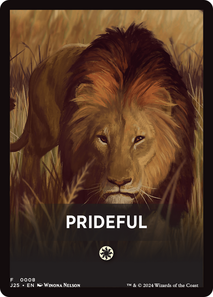 Prideful Theme Card [Foundations Jumpstart Front Cards] | Pegasus Games WI