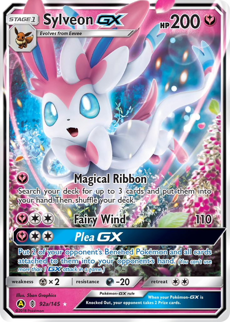 Sylveon GX (92a/145) [Alternate Art Promos] | Pegasus Games WI