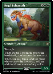 Regal Behemoth (Foil Etched) [Commander Masters] | Pegasus Games WI