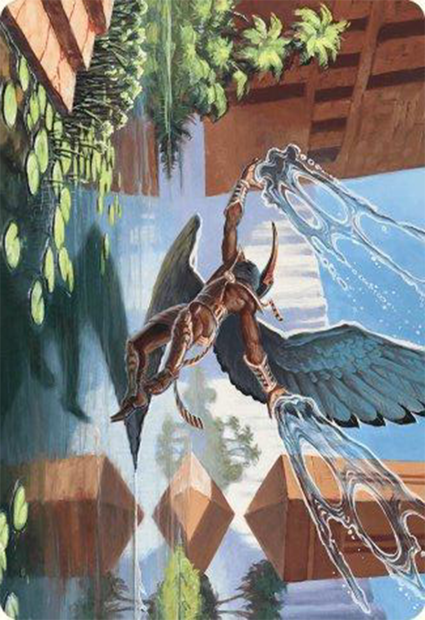 Nadu, Winged Wisdom Art Card [Modern Horizons 3 Art Series] | Pegasus Games WI