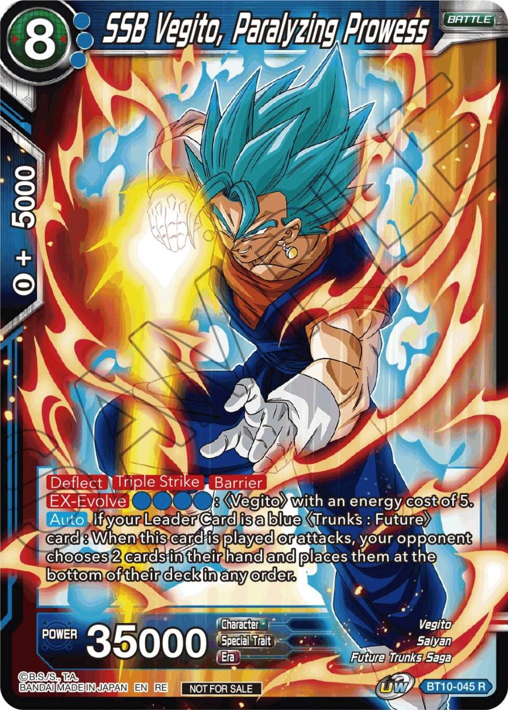 SSB Vegito, Paralyzing Prowess (Championship Selection Pack 2023 Vol.1) (BT10-045) [Tournament Promotion Cards] | Pegasus Games WI