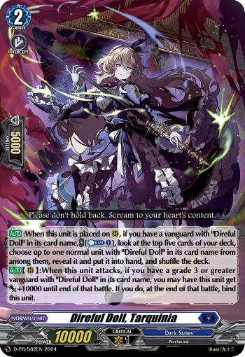 Direful Doll, Tarquinia (D-PR/582EN) [D Promo Cards] | Pegasus Games WI
