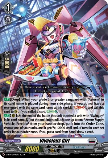 Vivacious Girl (D-PR/594EN) [D Promo Cards] | Pegasus Games WI