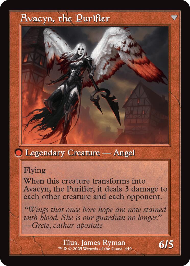 Archangel Avacyn // Avacyn, the Purifier (Retro Frame) [Innistrad Remastered] | Pegasus Games WI