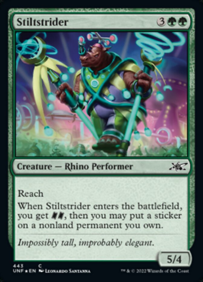 Stiltstrider (Galaxy Foil) [Unfinity] | Pegasus Games WI