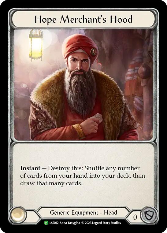 Fabric of Hope // Hope Merchant's Hood [LSS012] (Promo)  Cold Foil | Pegasus Games WI
