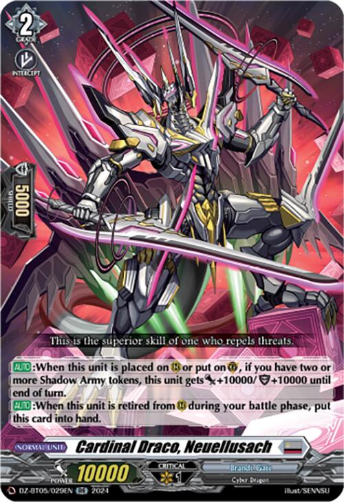 Cardinal Draco, Neuellusach (DZ-BT05/029EN) [Omniscient Awakening] | Pegasus Games WI