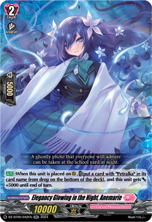Elegancy Glowing in the Night, Anemarie (DZ-BT05/042EN) [DZ-BT05: Omniscient Awakening] | Pegasus Games WI