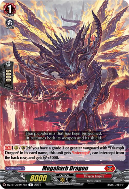 Megabarb Dragon (DZ-BT05/047EN) [DZ-BT05: Omniscient Awakening] | Pegasus Games WI