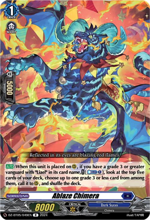 Ablaze Chimera (DZ-BT05/049EN) [DZ-BT05: Omniscient Awakening] | Pegasus Games WI