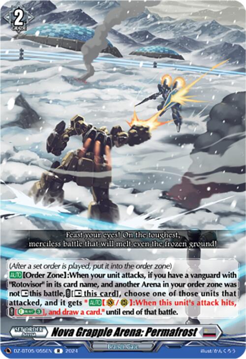 Nova Grapple Arena: Permafrost (DZ-BT05/055EN) [DZ-BT05: Omniscient Awakening] | Pegasus Games WI