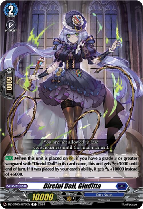 Direful Doll, Giuditta (DZ-BT05/079EN) [DZ-BT05: Omniscient Awakening] | Pegasus Games WI