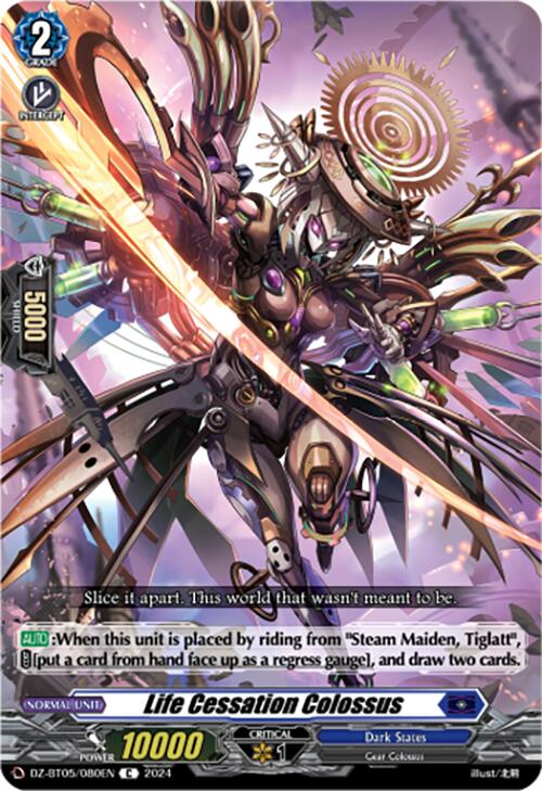 Life Cessation Colossus (DZ-BT05/080EN) [DZ-BT05: Omniscient Awakening] | Pegasus Games WI