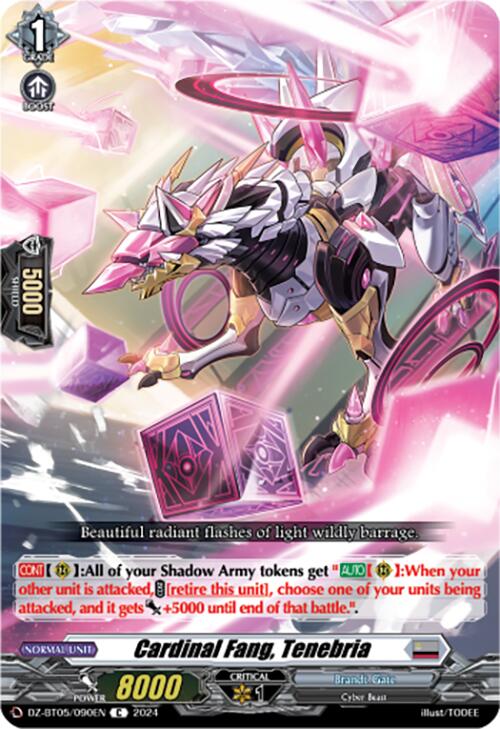 Cardinal Fang, Tenebria (DZ-BT05/090EN) [DZ-BT05: Omniscient Awakening] | Pegasus Games WI