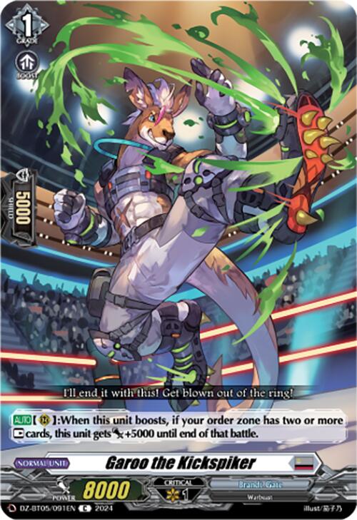 Garoo the Kickspiker (DZ-BT05/091EN) [DZ-BT05: Omniscient Awakening] | Pegasus Games WI