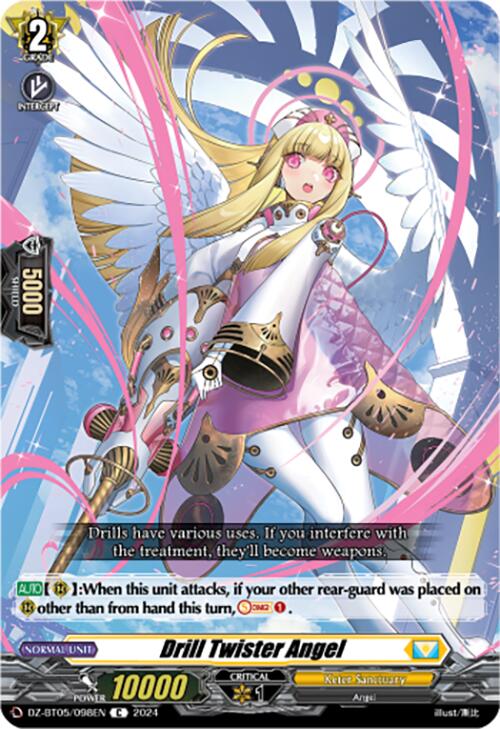 Drill Twister Angel (DZ-BT05/098EN) [DZ-BT05: Omniscient Awakening] | Pegasus Games WI