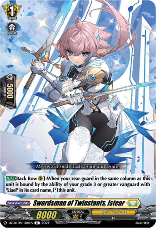 Swordsman of Twinstants, Istear (DZ-BT05/100EN) [DZ-BT05: Omniscient Awakening] | Pegasus Games WI