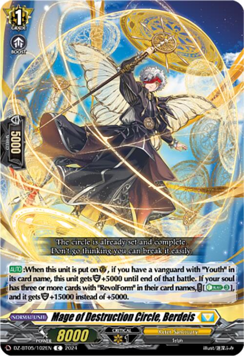 Mage of Destruction Circle, Berdeis (DZ-BT05/102EN) [DZ-BT05: Omniscient Awakening] | Pegasus Games WI