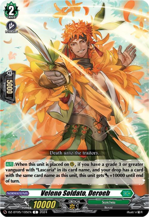 Veleno Soldato, Deroeb (DZ-BT05/105EN) [DZ-BT05: Omniscient Awakening] | Pegasus Games WI