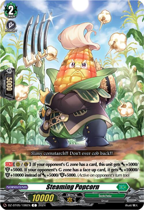 Steaming Popcorn (DZ-BT05/106EN) [DZ-BT05: Omniscient Awakening] | Pegasus Games WI