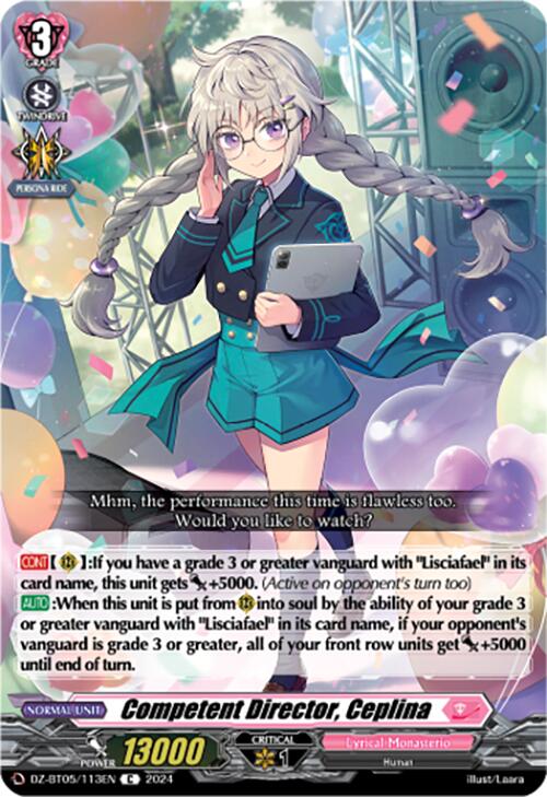 Competent Director, Ceplina (DZ-BT05/113EN) [DZ-BT05: Omniscient Awakening] | Pegasus Games WI