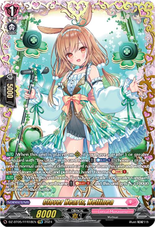 Clover Hearts, Nellinea (DZ-BT05/FFR18EN) [Omniscient Awakening] | Pegasus Games WI