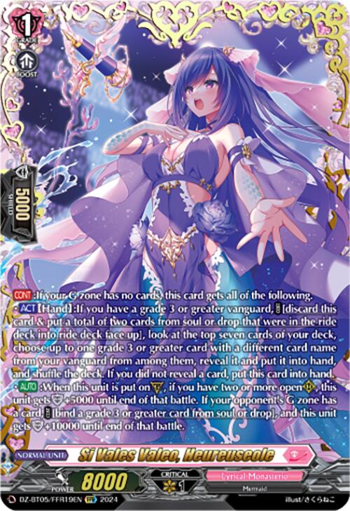 Si Vales Valeo, Heureuseole (DZ-BT05/FFR19EN) [DZ-BT05: Omniscient Awakening] | Pegasus Games WI