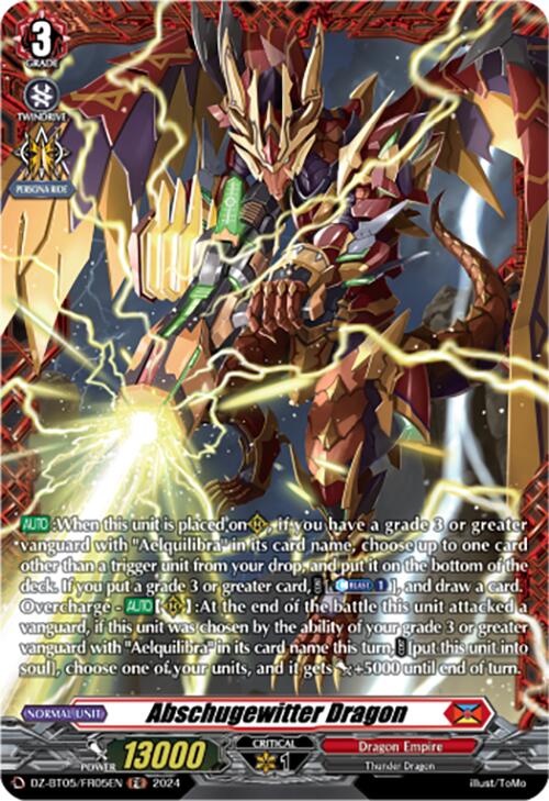 Abschugewitter Dragon (DZ-BT05/FR05EN) [DZ-BT05: Omniscient Awakening] | Pegasus Games WI