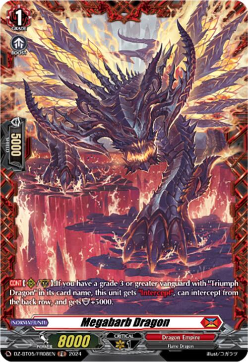 Megabarb Dragon (DZ-BT05/FR08EN) [DZ-BT05: Omniscient Awakening] | Pegasus Games WI