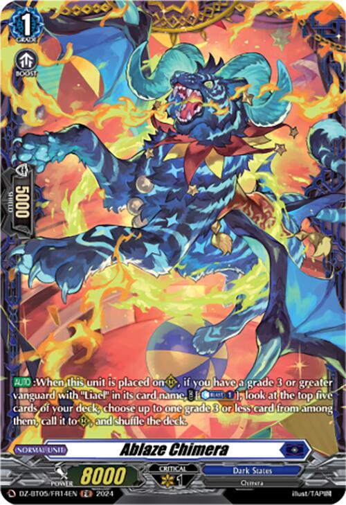 Ablaze Chimera (DZ-BT05/FR14EN) [DZ-BT05: Omniscient Awakening] | Pegasus Games WI