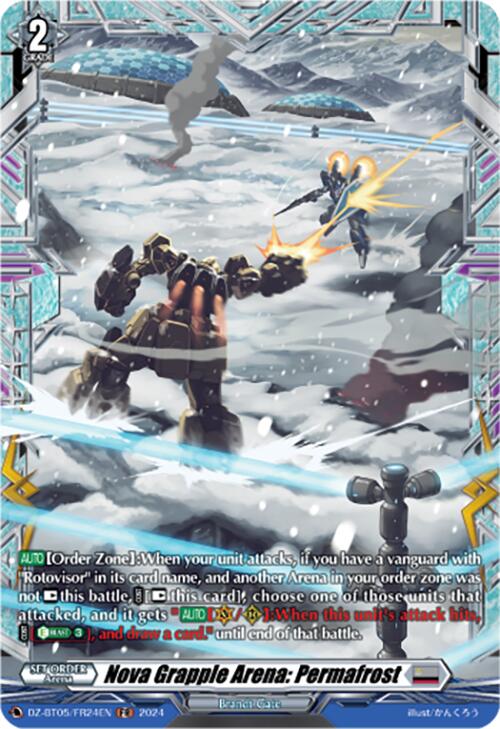 Nova Grapple Arena: Permafrost (DZ-BT05/FR24EN) [DZ-BT05: Omniscient Awakening] | Pegasus Games WI