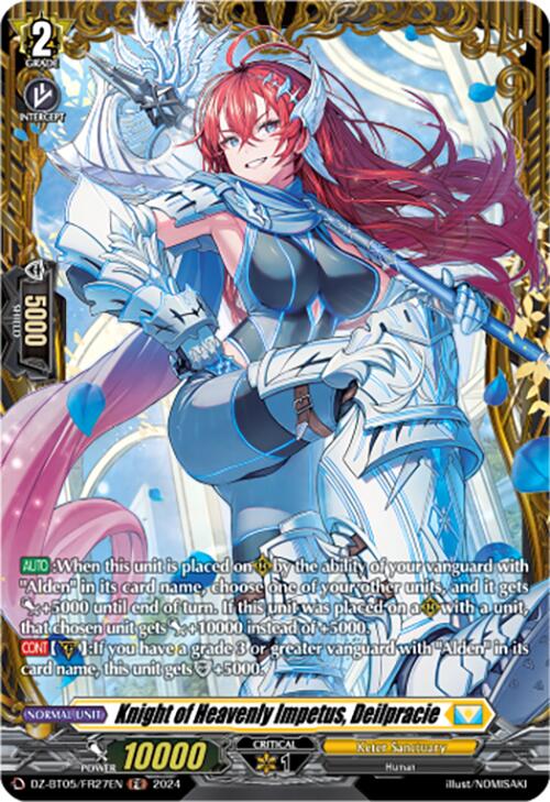 Knight of Heavenly Impetus, Deilpracie (DZ-BT05/FR27EN) [DZ-BT05: Omniscient Awakening] | Pegasus Games WI