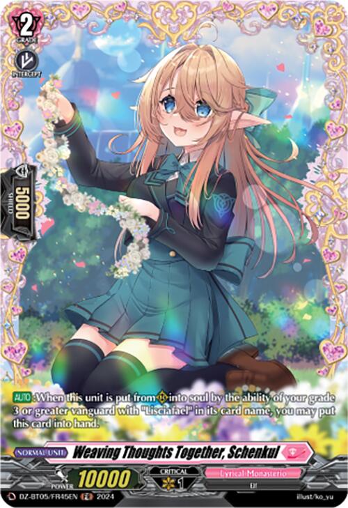 Weaving Thoughts Together, Schenkul (DZ-BT05/FR45EN) [DZ-BT05: Omniscient Awakening] | Pegasus Games WI