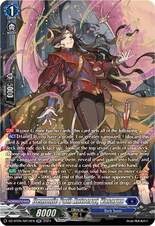 Demonic Path Autocrat, Vasargo (DZ-BT05/SR10EN) [DZ-BT05: Omniscient Awakening] | Pegasus Games WI