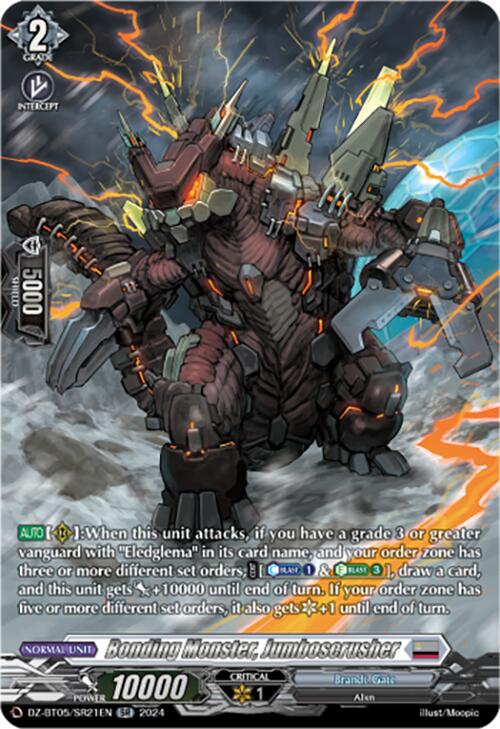Bonding Monster, Jumboscrusher (DZ-BT05/SR21EN) [DZ-BT05: Omniscient Awakening] | Pegasus Games WI