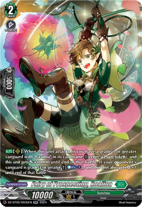 Fairy of Prospecting, Roallua (DZ-BT05/SR35EN) [DZ-BT05: Omniscient Awakening] | Pegasus Games WI