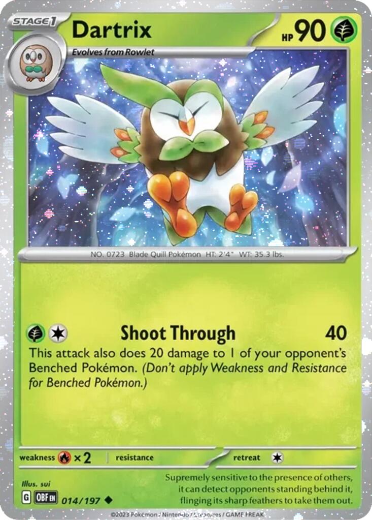 Dartrix (014/197) (Cosmos Holo) [Miscellaneous Cards] | Pegasus Games WI