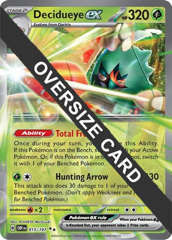 Decidueye ex (015/197) (Jumbo Card) [Miscellaneous Cards] | Pegasus Games WI