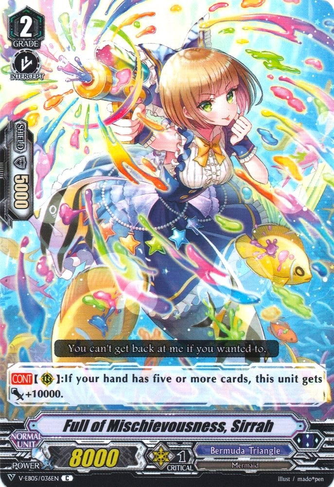Full of Mischievousness, Sirrah (V-EB05/036EN) [Primary Melody] | Pegasus Games WI