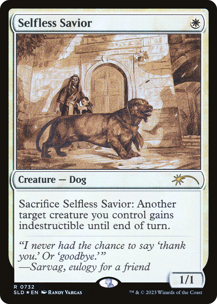 Selfless Savior (Sketch) [Secret Lair Drop Promos] | Pegasus Games WI