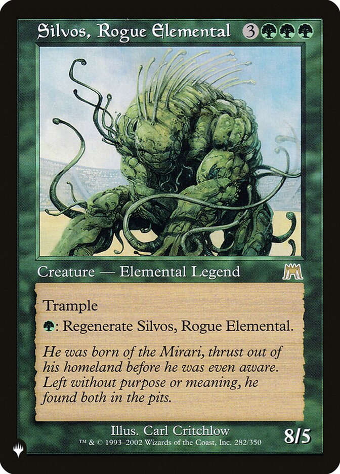 Silvos, Rogue Elemental [The List] | Pegasus Games WI