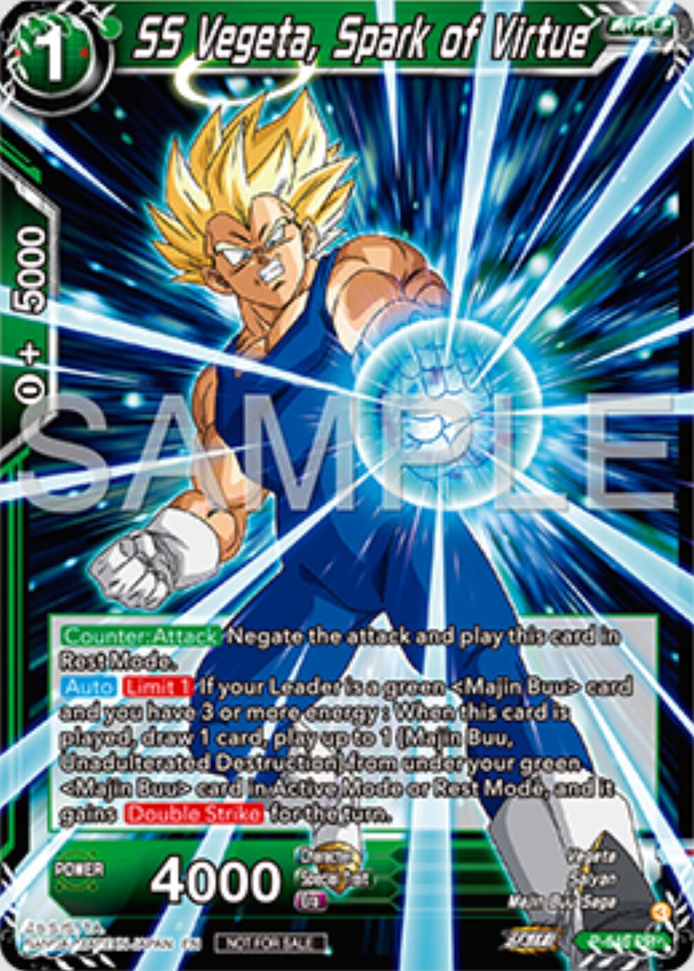 SS Vegeta, Spark of Virtue (P-645) [Tournament Promotion Cards] | Pegasus Games WI