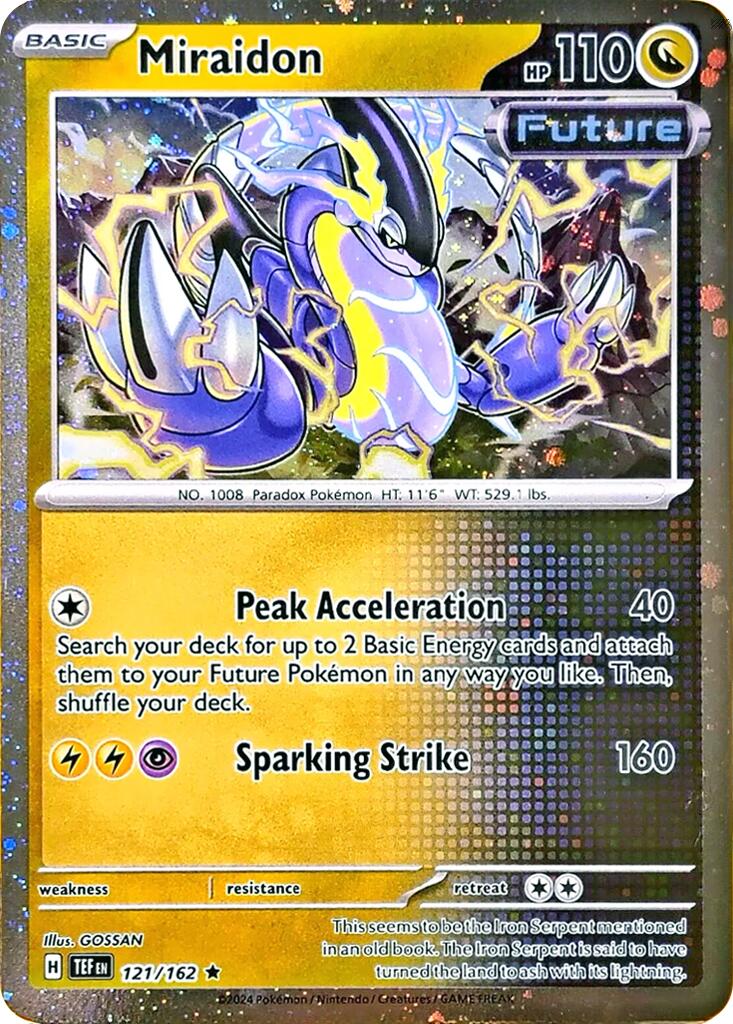 Miraidon (121/162) (Cosmos Holo) [Miscellaneous Cards] | Pegasus Games WI