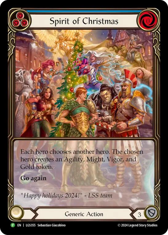 Spirit of Christmas (Cold Foil) [LGS355] (Promo)  Cold Foil | Pegasus Games WI