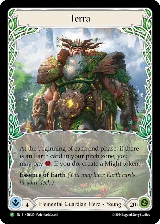 Terra [HER129] (Promo)  Cold Foil | Pegasus Games WI