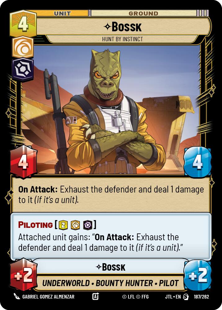 Bossk - Hunt By Instict (187/262) (187/257) [Jump to Lightspeed] | Pegasus Games WI